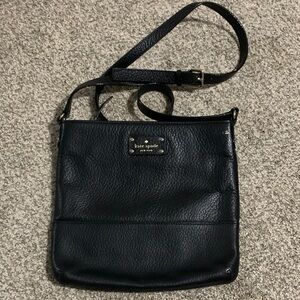 Kate Spade Black Pebbled Leather Crossbody